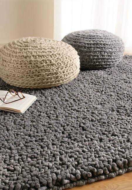 Rhön sheep pile carpet made of pure new wool