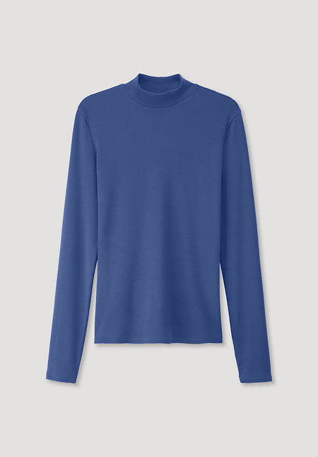 Rib Longshirt Slim aus Bio-Baumwolle