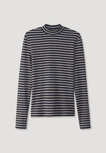 Rib Shirt Slim aus Bio-Baumwolle