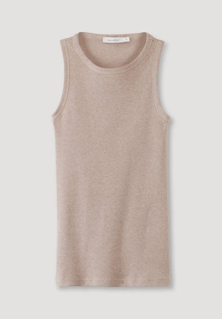Rib top made from pure organic cotton