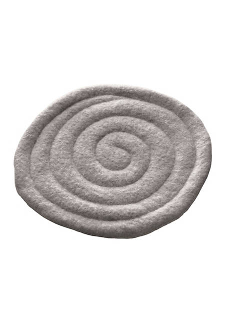 Round chair cushions made of pure new wool