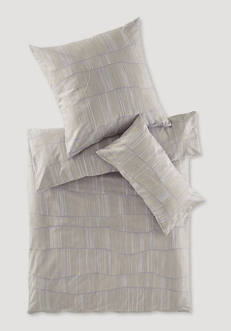 Satin bed linen Klint in a set made of pure organic cotton