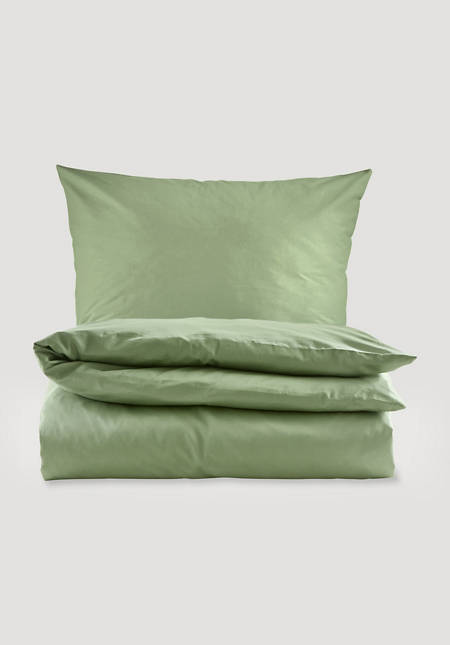 Satin bedding set made from pure organic cotton