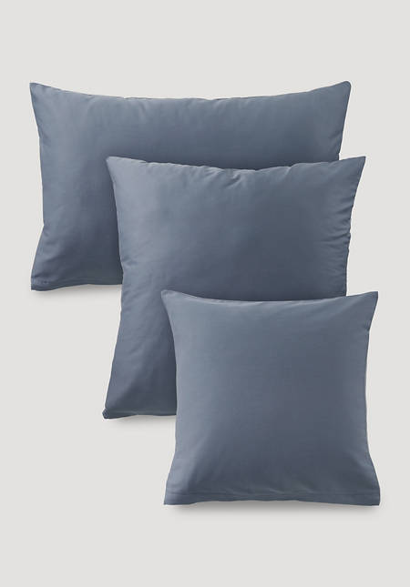 Satin reversible pillowcase made from pure organic cotton