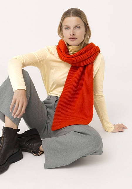 Scarf made from pure organic lambswool