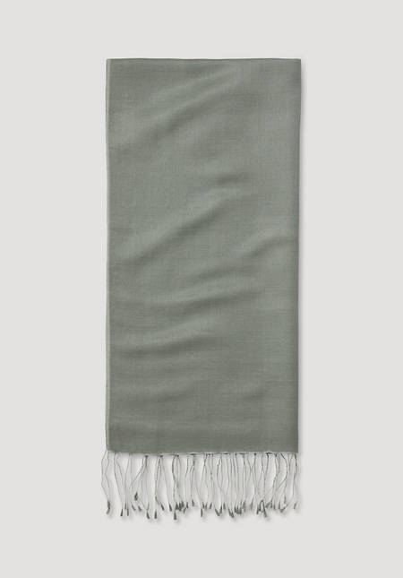 Schal aus Schurwolle mit Seide