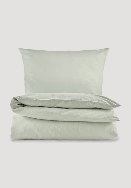 Seersucker bedding set made from pure organic cotton