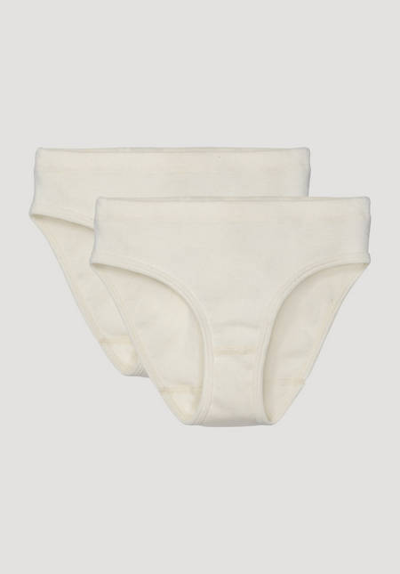 Set of 2 briefs made from pure organic cotton