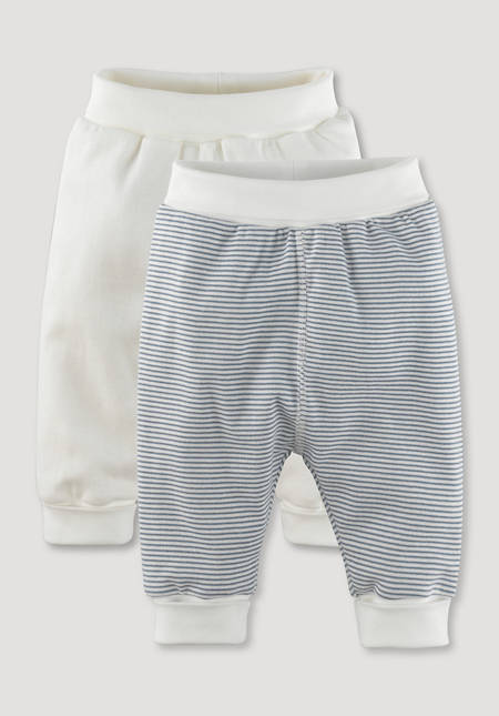 Set of 2 pants made of pure organic cotton