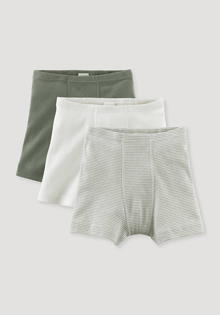 Set of 3 pants made of pure organic cotton