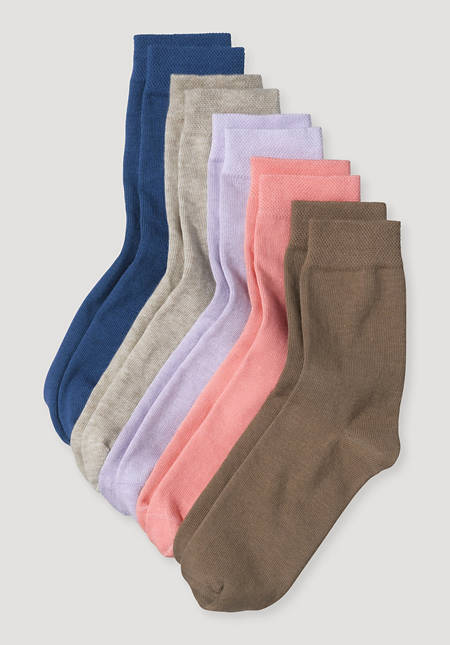 Set of 5 socks made of organic cotton