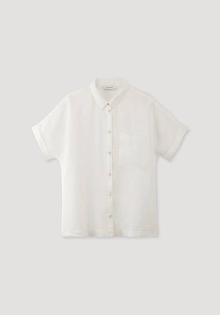 Shirt blouse made of pure linen