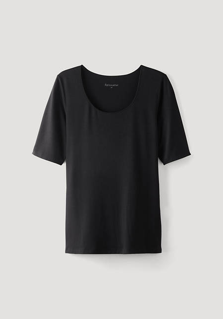 Short-sleeved shirt made of TENCEL ™ modal