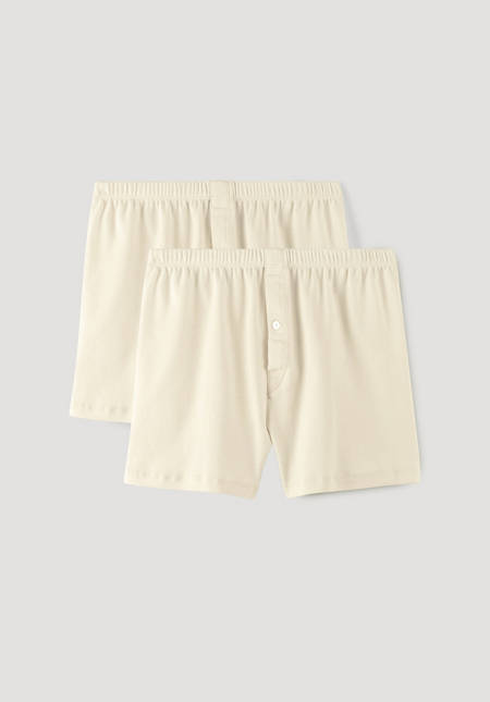 Shorts in a set of 2 made from pure organic cotton