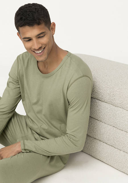 Sleep shirt made of organic cotton with linen