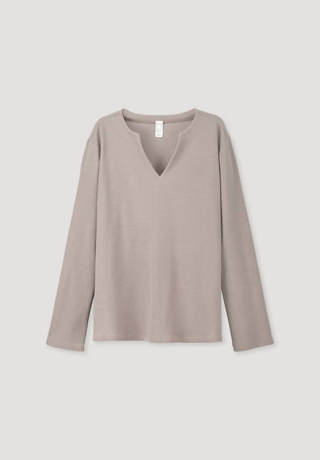 Sleep shirt made of organic cotton with linen