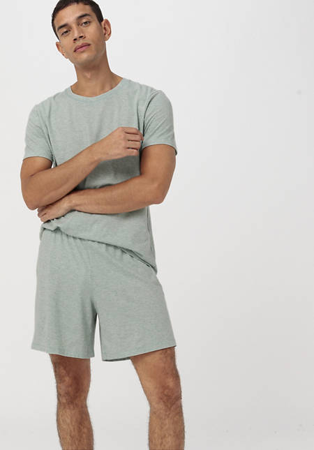 Sleep shorts made from pure organic cotton