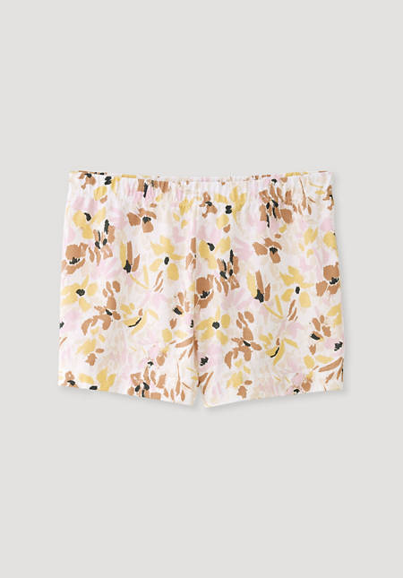 Sleep shorts made from pure organic cotton