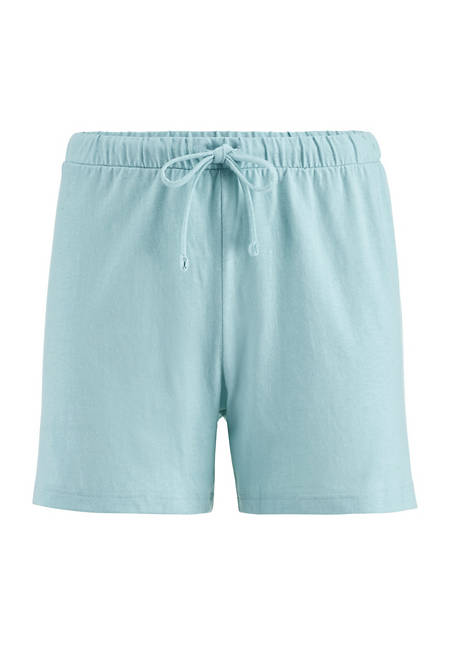 Sleep shorts made of organic cotton with linen