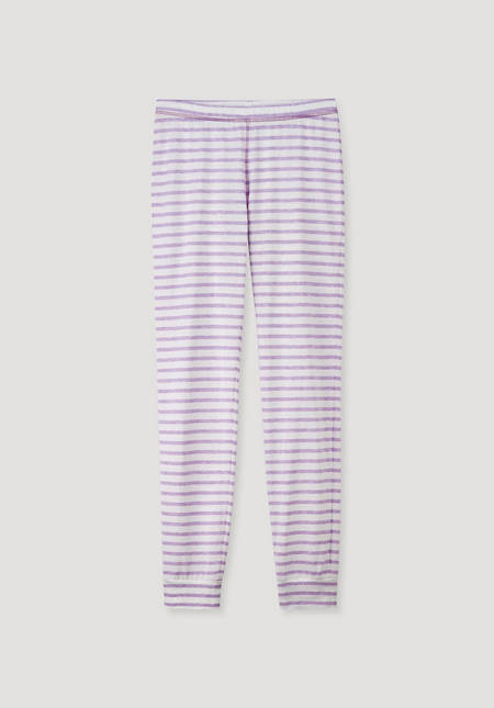Sleep trousers made from pure organic cotton