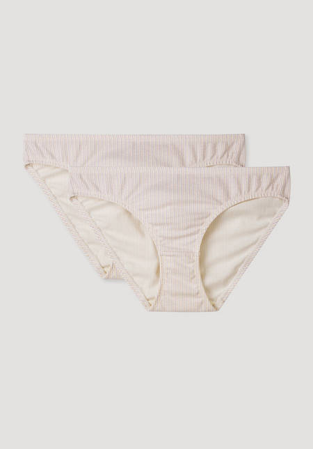 Slip low cut im 2er Set aus Bio-Baumwolle