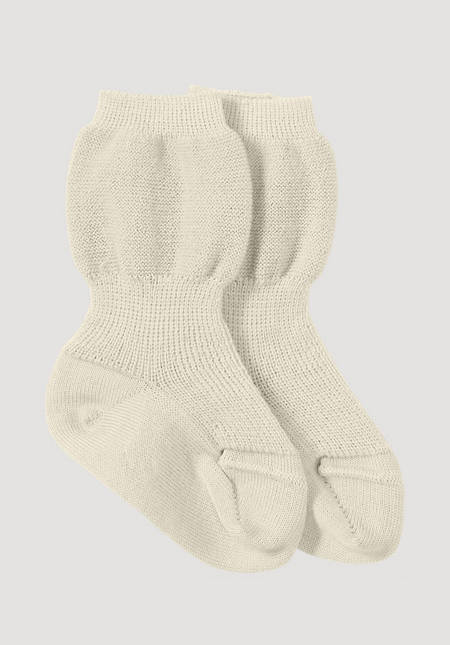 Socke aus reiner Bio-Merinowolle