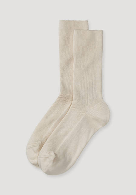 Socke im 2er-Pack aus reiner Bio-Baumwolle