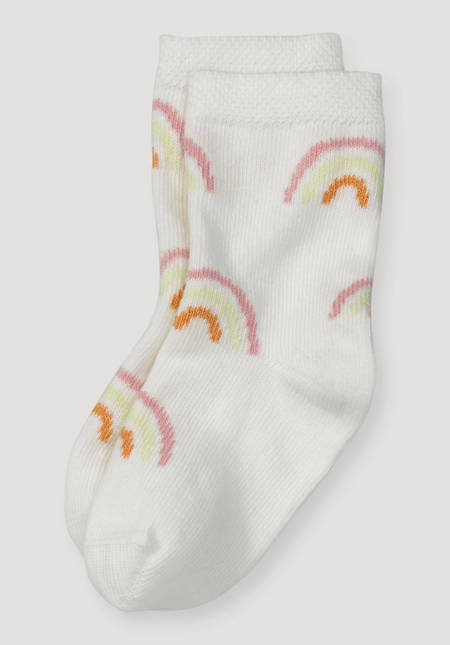 Socke mit Motiv aus Bio-Baumwolle