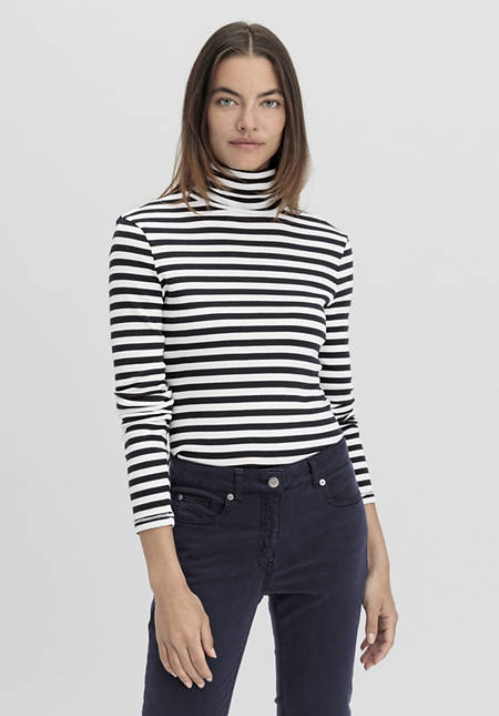 Softrib Shirt Ringel Fitted aus Bio-Baumwolle und TENCEL™ Modal