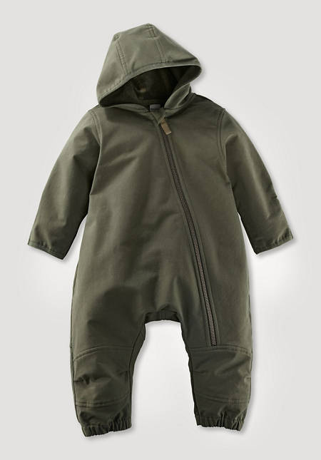 Softshell-Overall aus reiner Bio-Baumwolle