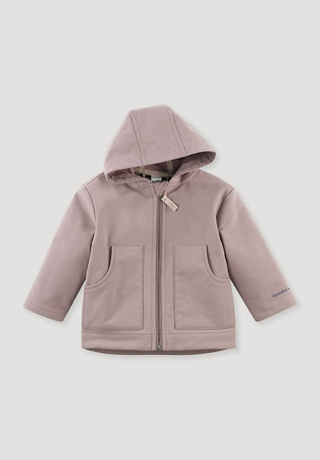 Softshell jacket made from pure organic cotton