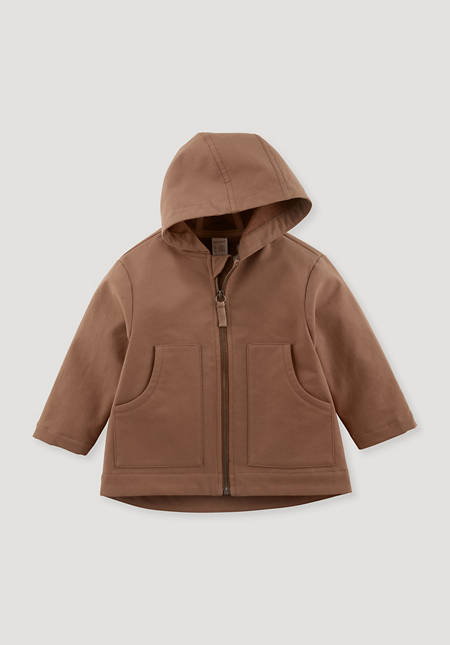 Softshell jacket made from pure organic cotton