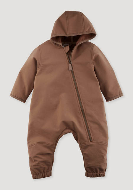 Softshell overall made from pure organic cotton