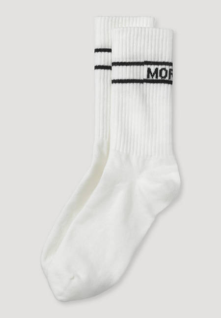 Statement-Socke aus Bio-Baumwolle