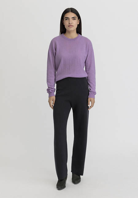 Strickhose Relaxed aus Bio-Baumwolle und Bio-Merinowolle