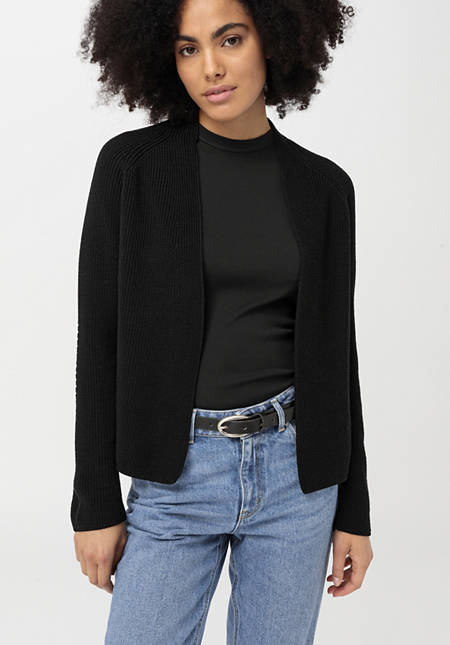 Strickjacke aus reiner Bio-Baumwolle