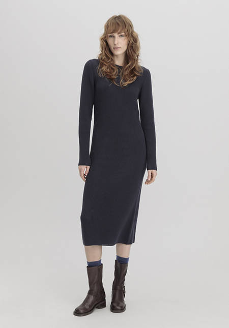 Strickkleid Midi Regular aus reiner Bio-Baumwolle