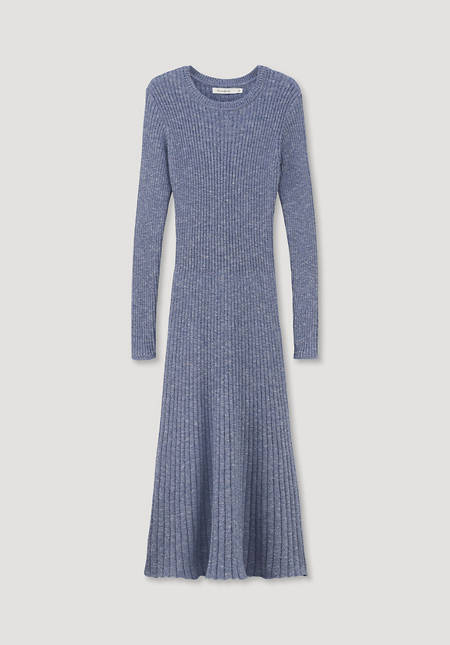 Strickkleid Midi Slim aus reiner Bio-Baumwolle