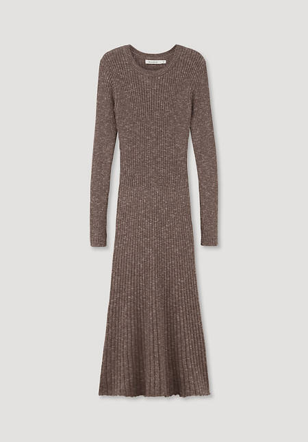 Strickkleid Midi Slim aus reiner Bio-Baumwolle