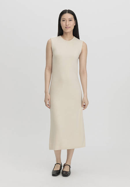 Strickkleid Regular aus Bio-Baumwolle und Bio-Merinowolle
