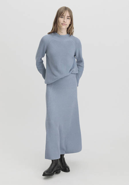 Strickrock Midi Regular aus reiner Bio-Baumwolle