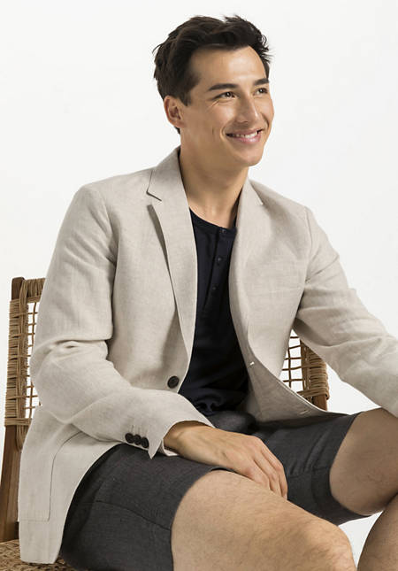 Summer jacket made from pure Hessen linen