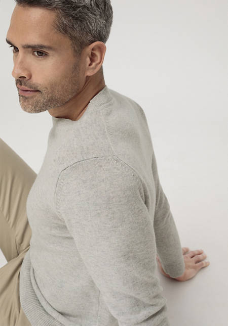 Sweater made from pure organic lambswool