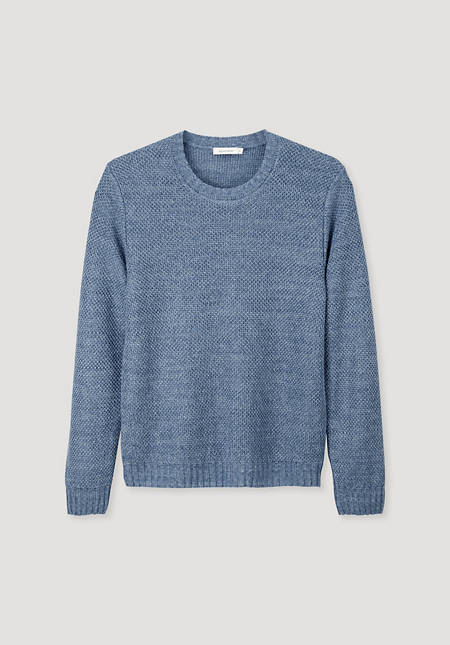 Sweater made from pure organic linen
