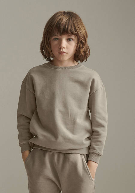 Sweatshirt aus reiner Bio-Baumwolle
