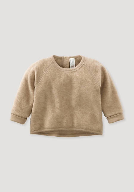 Sweatshirt made from pure organic merino wool