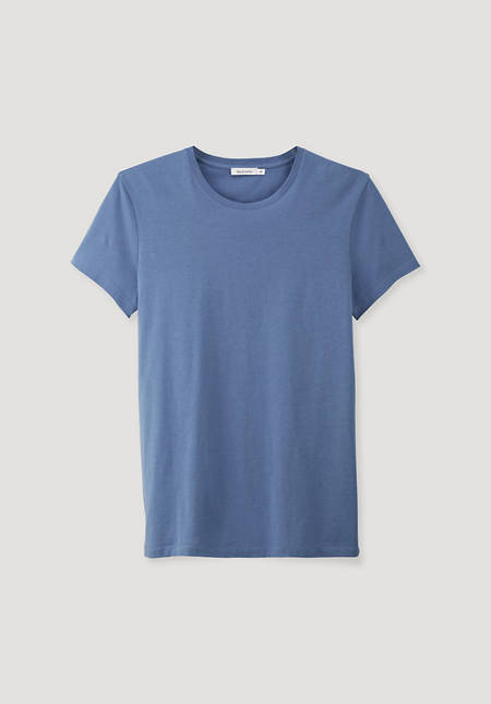 T-shirt in twisted jersey made from pure organic cotton