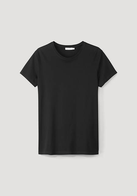 T-shirt in twisted jersey made from pure organic cotton