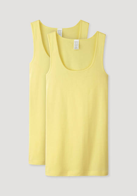 Tank top PureDAILY in a set of 2 made of pure organic cotton