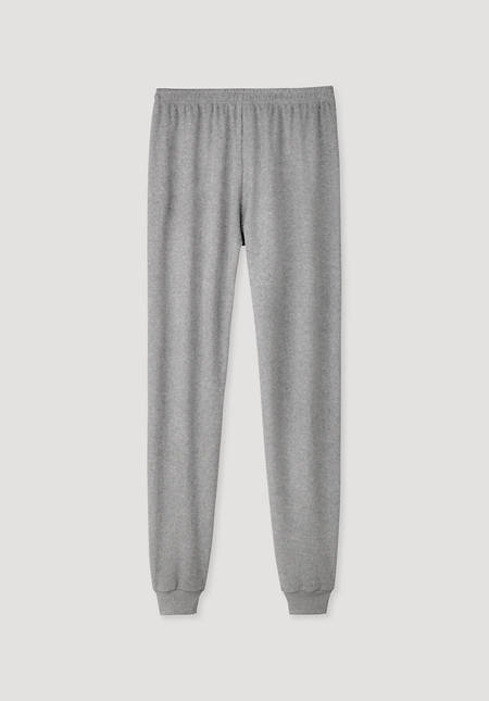 Terry cloth pajama bottoms